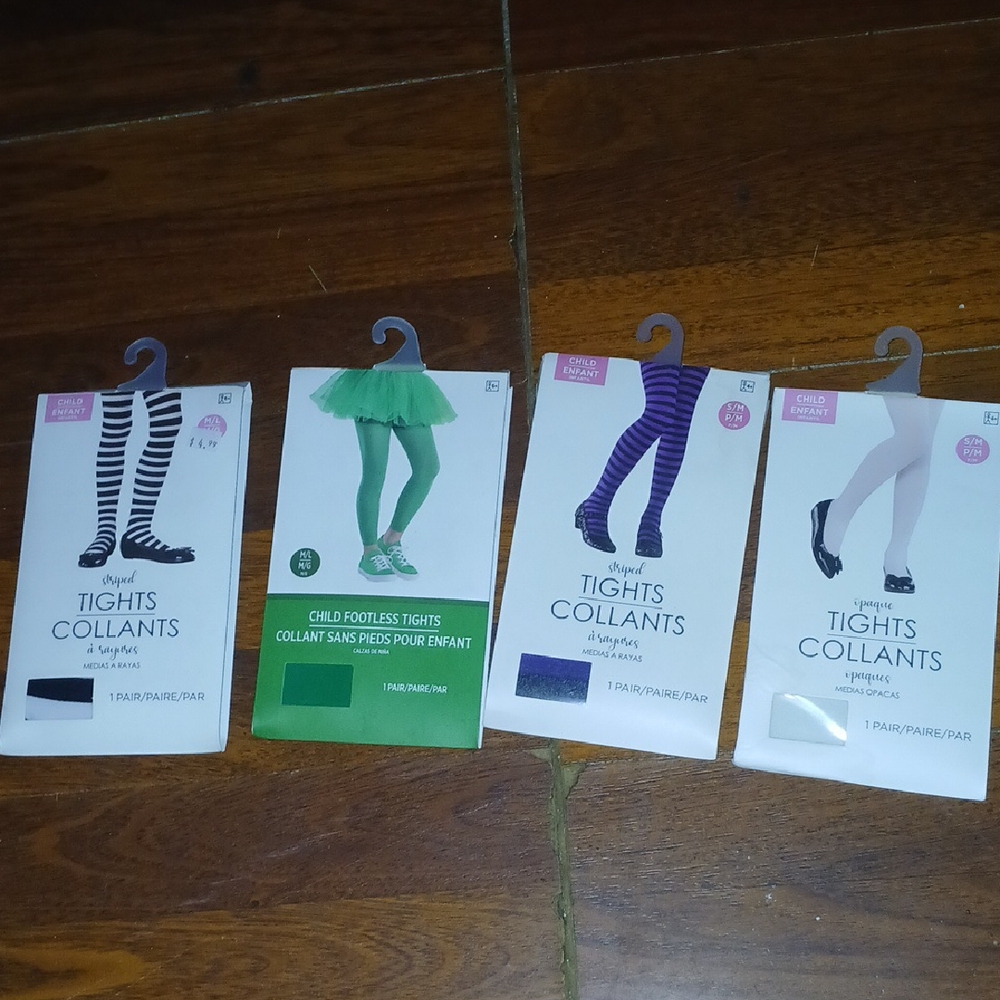 Striped and Solid Tights Collection